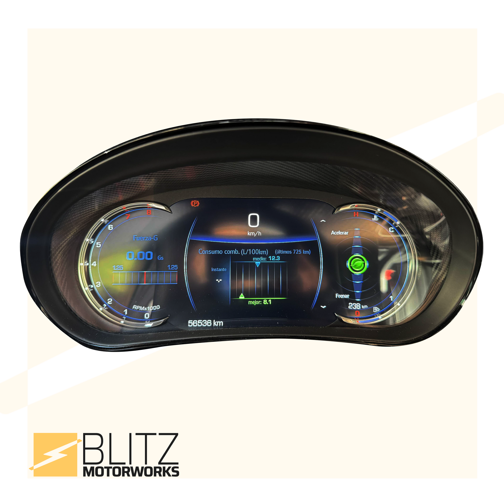 Reequipamiento de cuadro de instrumentos digital de 12" de Cadillac CTS-V para Opel