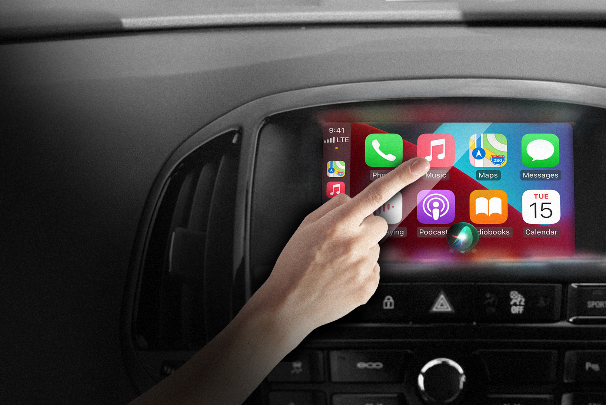 OpelLink Touch - Carplay y Android Auto para vehiculos con pantalla táctil de 7"