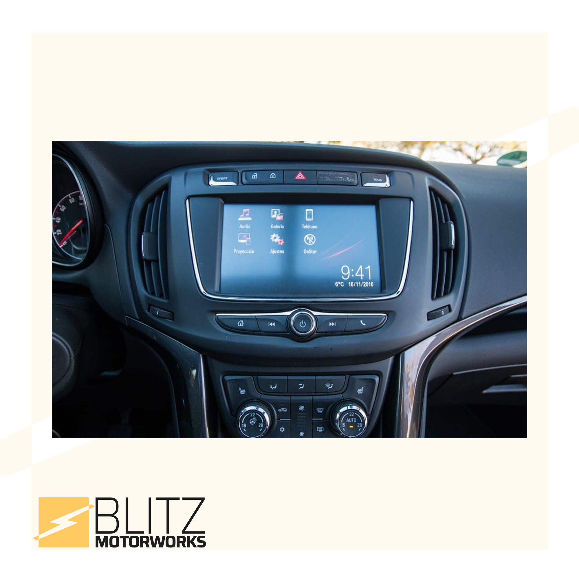 Reequipamiento Radio Original R4 con CarPlay / Android Auto Zafira C 2017-2018