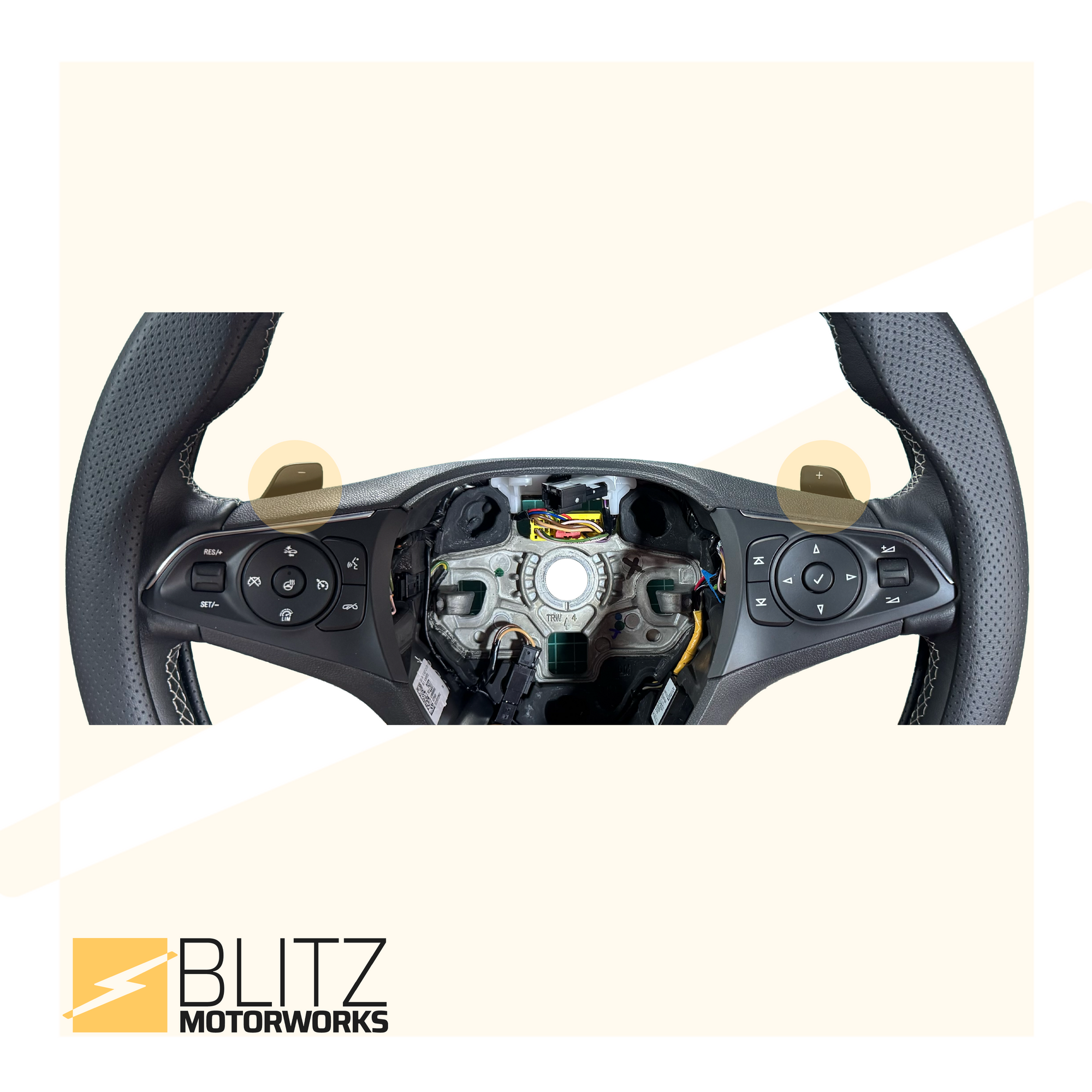 Reequipamiento de levas en el volante para caja de cambios Automática